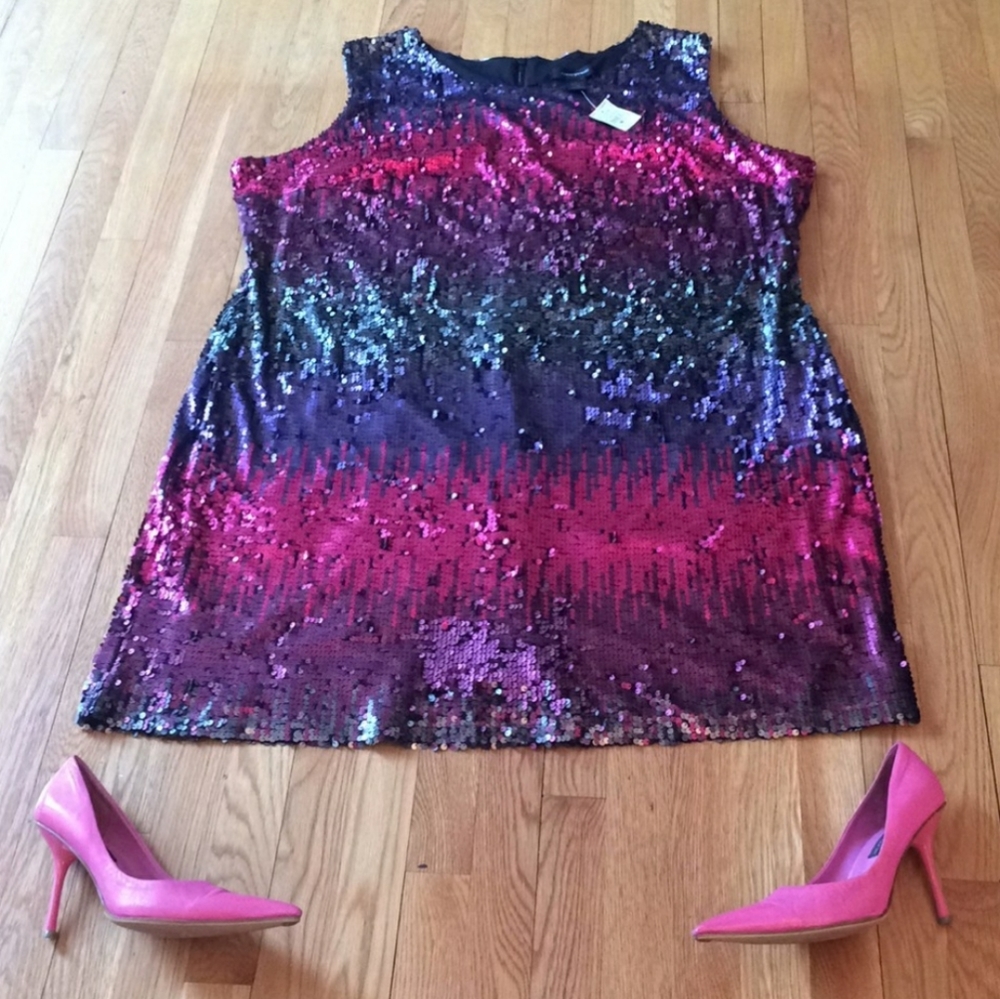 Ombre Sequin Dress